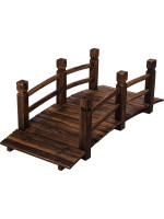Drevený mostík 150 x 67 x 55 cm