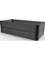 MAPLE TROUGH vyvýšený záhon šedý 106x32x50 cm záhradný Evote