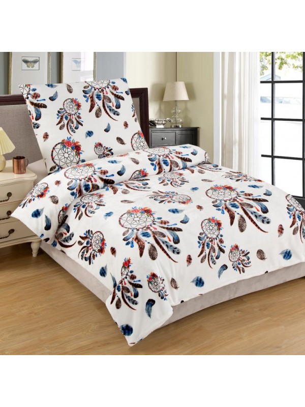 Mikroplyšové posteľné obliečky Dream catcher, 140 x 200 cm