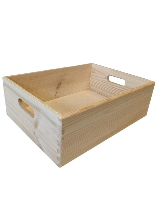 Drevený univerzálny box, 40 x 30 x 13 cm