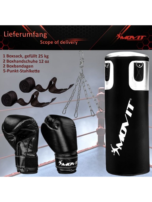MOVIT Boxovaccia sada pre dospelých čierna