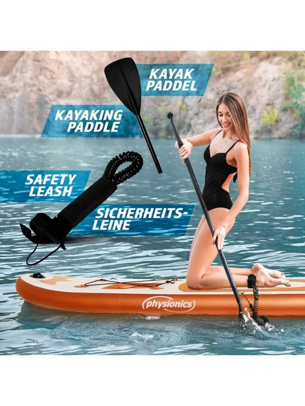 PHYSIONICS nafukovací paddleboard - bohyňa Bastet, 366 cm
