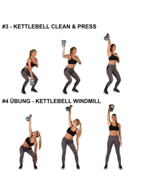 Kettlebell činka MOVIT - 20 kg
