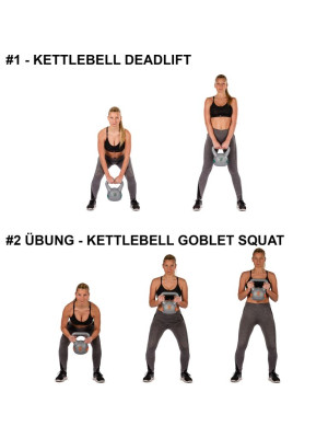 Kettlebell činka MOVIT - 16 kg