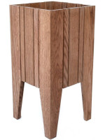 Dubový stojan na kvetináč s FSC certifikátom, 50x25x25 cm