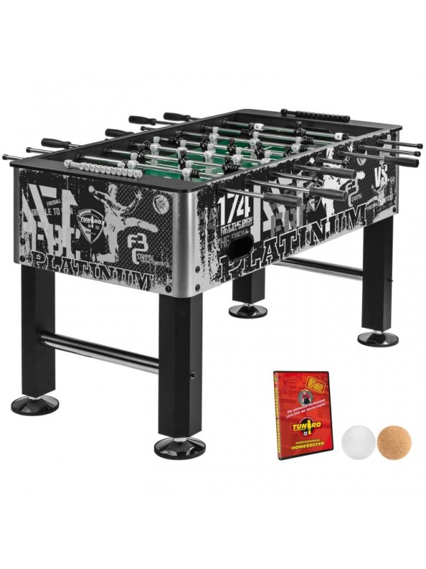 TUNIRO BASIC Stolný futbal, 75 kg, čierno - biely
