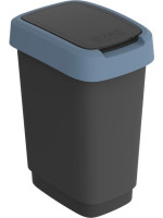 Odpadkový kôš Twist, 10 l, modrý