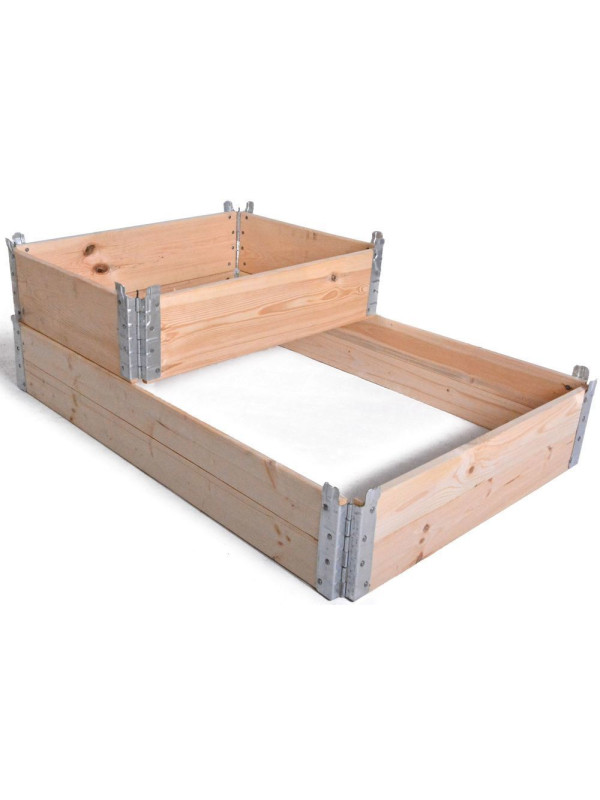 Záhradný vyvýšený záhon skladací borovica FSC 80x60 cm