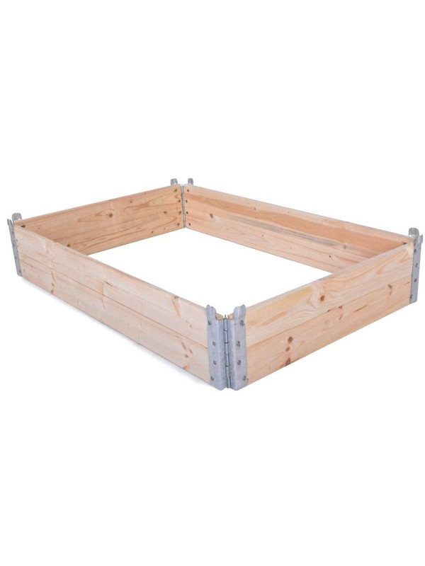 Záhradný vyvýšený záhon skladací borovica FSC 80x60 cm