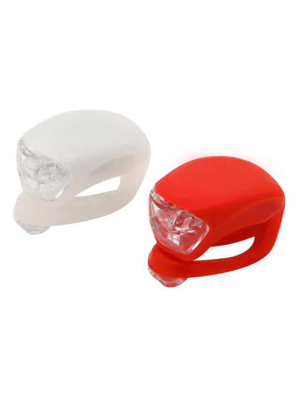 Sada 2 ks cyklistických svetiel, SILICON, 18 lm