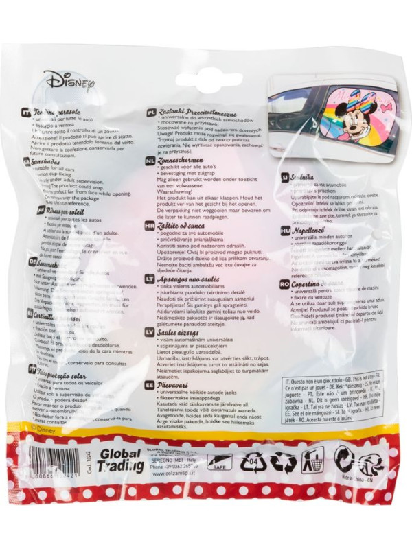 Clona slnečná na bočné okno MINNIE 2ks