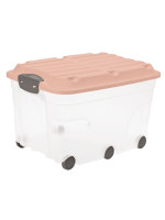 Úložný box ROLLER, 57 L, ružový