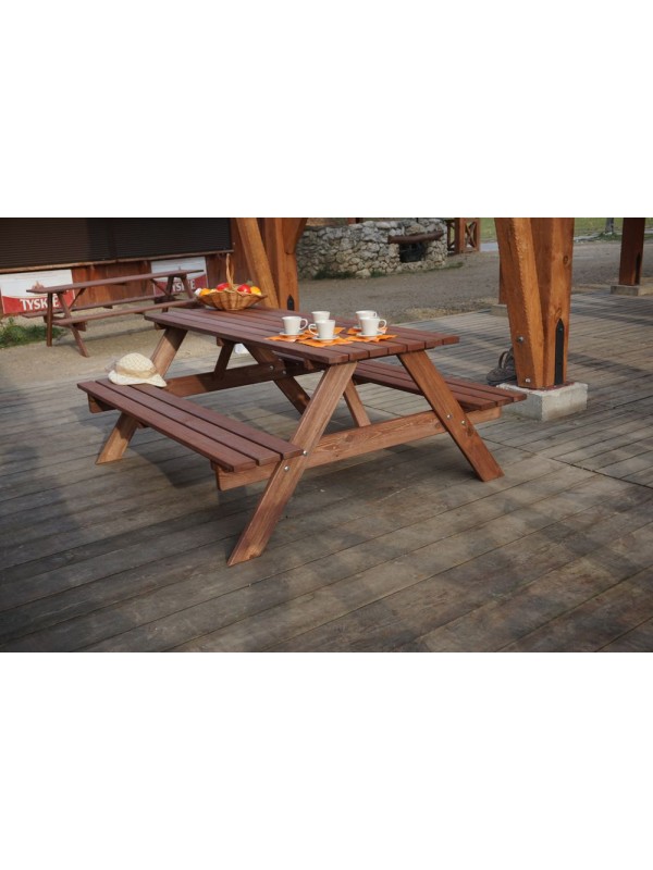 Dřevěný PIKNIK set - 220CM