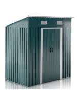Jago Záhradný domček na náradie, zelený, 190 x 121 x 180 cm