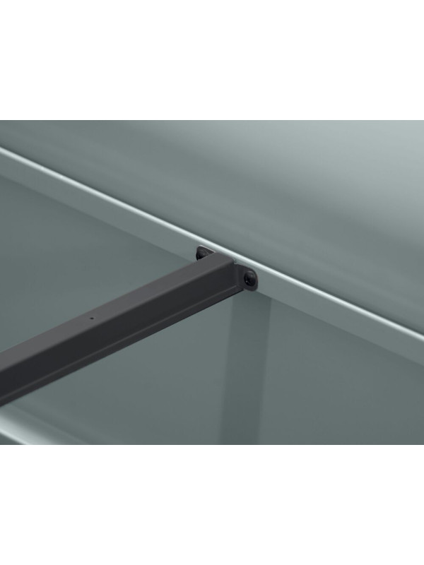 Vyvýšený záhon PREMIUM, plechový,  90 x 90 x 76 cm