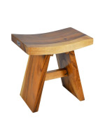 Stolička z masívneho dreva DIVERO