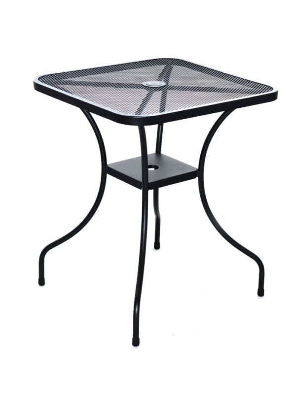 Záhradný kovový stôl ZWMT-60 - štvorec 60 x 60 cm