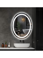 IREDA kúpeľňové zrkadlo s LED osvetlením, 80 x 60 cm