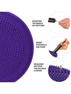 MOVIT Balančný vankúš na sedenie, 38 cm, ružový