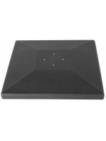 Betónový podstavec na slnečník 73x73 cm, 50 kg, čierny