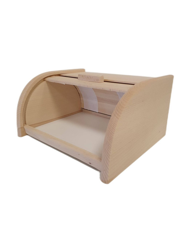 Bukový chlebník prírodný 31x16x28 cm bez povrchovej úpravy