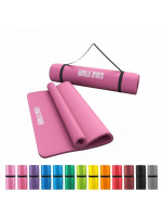 Gorilla Sports Podložka na jogu, 190 x 100 cm, ružová