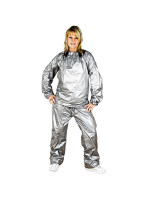Saunový oblek na chudnutie a detox, univerzálny, strieborný