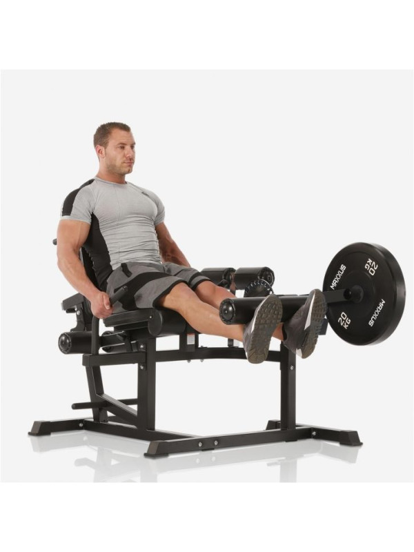 MAXXUS Multifunkčná posilňovacia stanica nôh a brucha,čierna