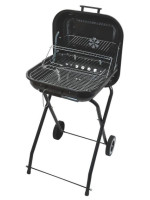 Gril na drevené uhlie obdĺžnikový TRAPANI 46 cm