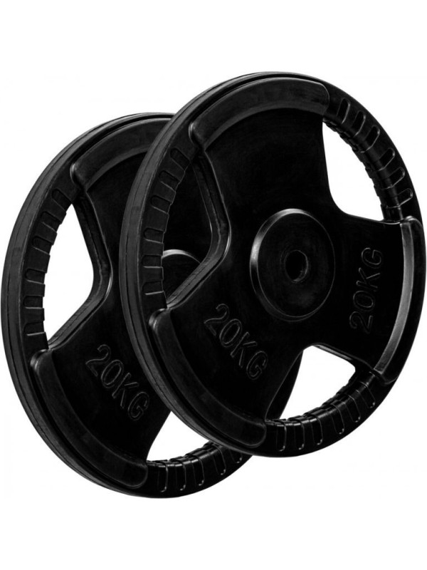 MOVIT 20 kg činka, liatina, pogumovaná, úchop