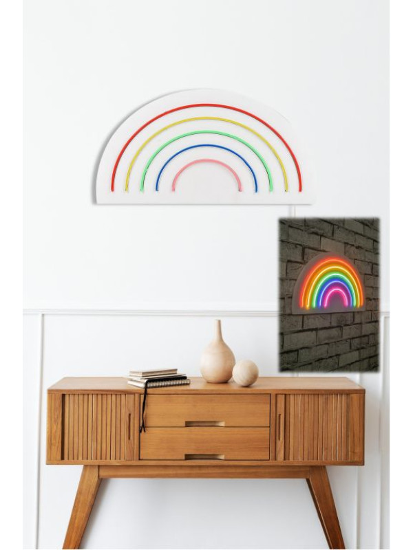 Dekoratívne LED osvetlenie, DUHA, 50 x 26 x 2 cm