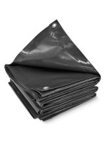 JAGO Plachta 650 g/m², hliníkové oká, antracit, 4 x 3 m