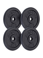 Sada liatinových kotúčov 20 kg, 4x5 kg, priemer 30 mm