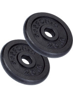 ScSPORTS Liatinové závažie 5 kg, súprava 2x2,5 kg, 30/31 mm