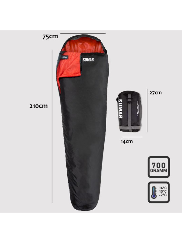 SUMAR spací vak, 210 x 75 cm