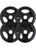 ScSPORTS Sada liatinových kotúčov 4x2,5 kg, priemer 30/31 mm