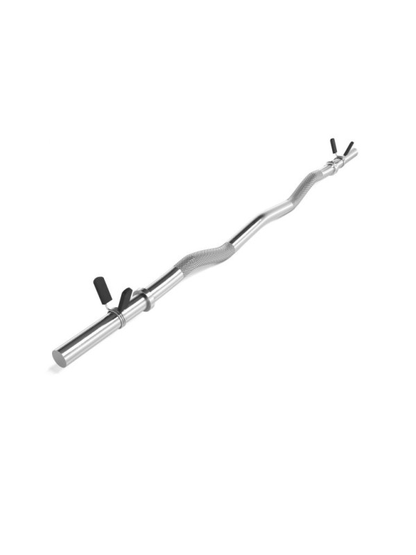 ScSPORTS SZ činka 120 cm, chróm, 30 mm, pružinové uzávěry