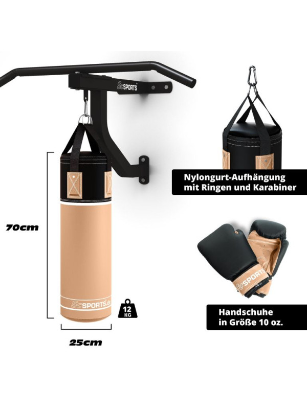 Boxovací set ScSPORTS® s boxovacím vrecom a príslušenstvom