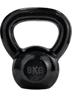 Liatinová kettlebell 8 kg čierna