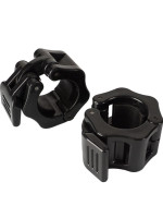 Rýchloupínacie uzávery na činku 30 mm, čierne, pár