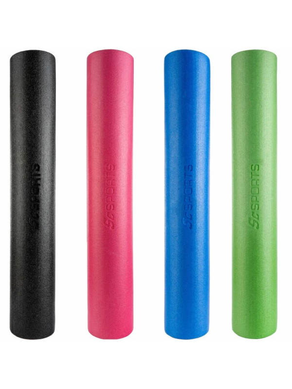 Masážny valček ScSPORTS, 90 x 15 cm, ružový