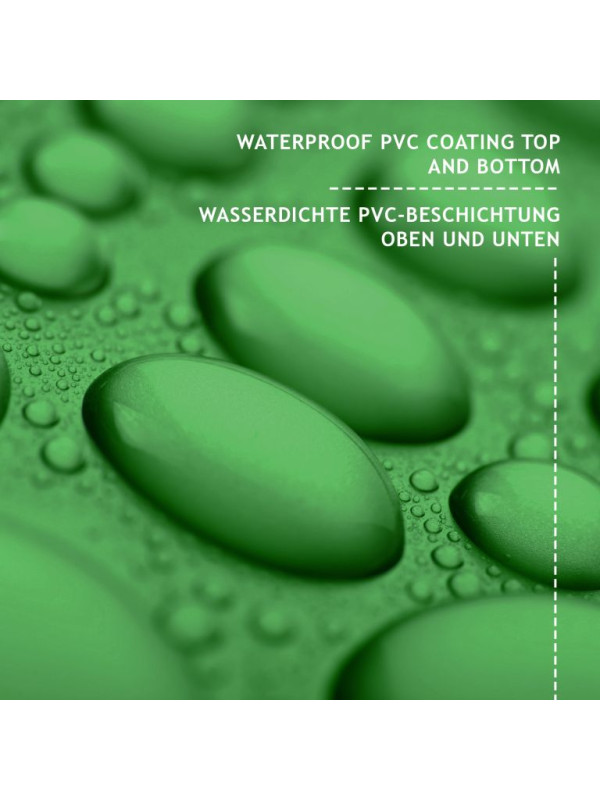JAGO Plachta 650 g/m², hliníkové oká, zelená, 3 x 5 m