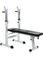ScSPORTS Skladacia posilňovacia lavica 110x25 cm,dip stanica