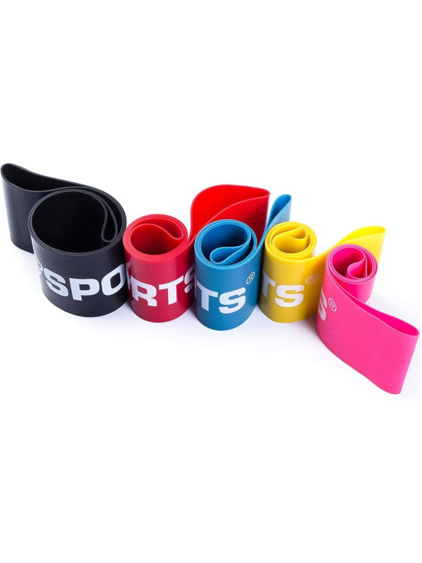 ScSPORTS odporová guma, odpor 13,5 kg, červená