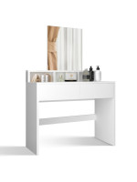 MIADOMODO Kozmetický stolík, biela