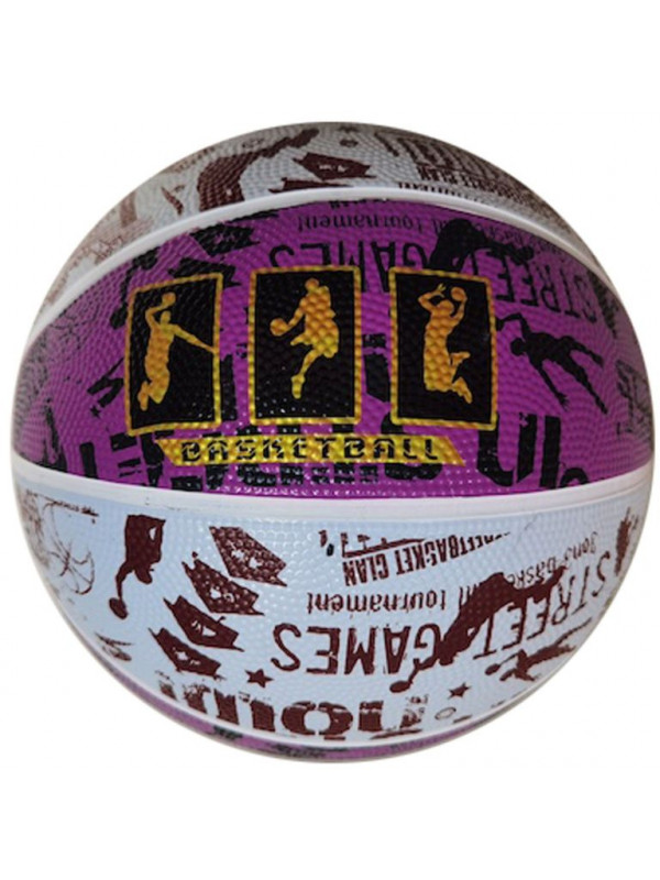 Basketbalová lopta s potlačou, veľ. 5