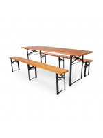 Pivný set WOODY 180 x 50 cm, klasický, jedľové drevo