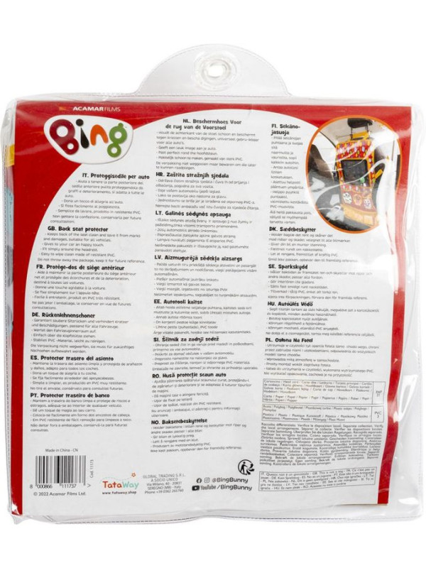 Organizér na predné sedadlo BING, 58 x 35 cm