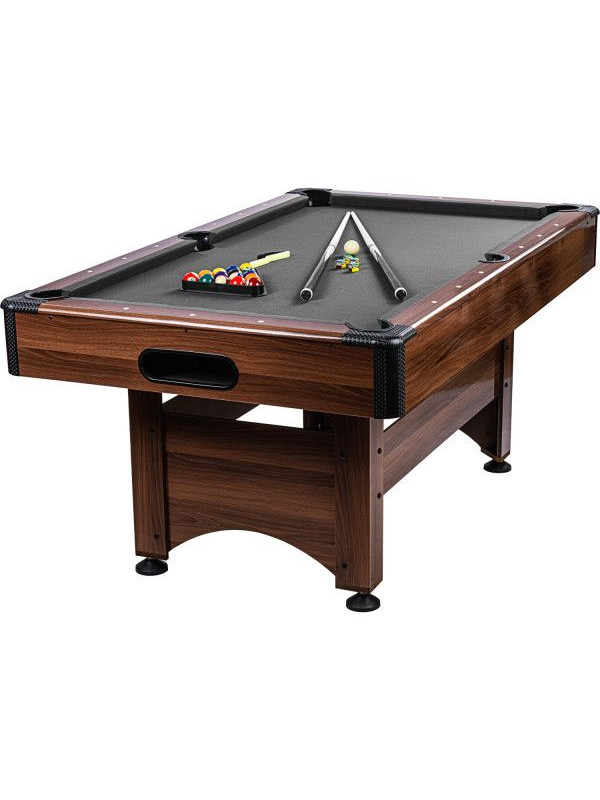 GamesPlanet Biliardový stôl s vybavením, hnedá/antracit
