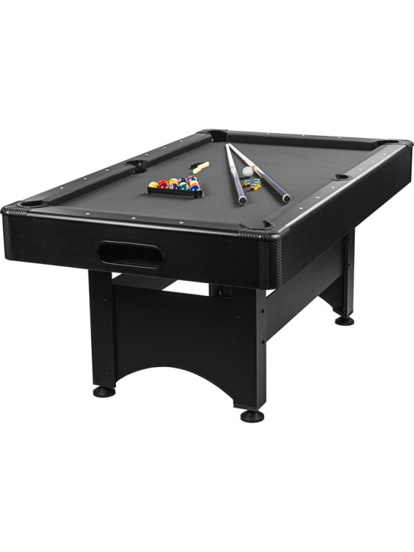 GamesPlanet Biliardový stôl s vybavením, čierna/antracit